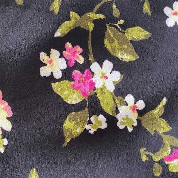 NWT Maison Jules Black Penny Floral Dress Size 10 - Picture 15 of 15